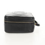 Chanel Vintage Timeless Zip Around Vanity Case Caviar Small - image 4