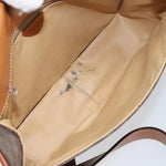 Celine Vintage Macadam Shoulder Bag Canvas and Leather - image 5