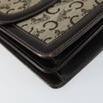 Celine C Sulky Shoulder bag Canvas and Leather - image 8