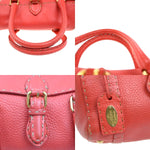 Fendi Selleria Linda Satchel Pebbled Leather Mini - image 13
