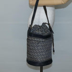 Fendi FF Logo Mon Tresor Bucket Bag Printed Shearling with Leather Mini - image 16