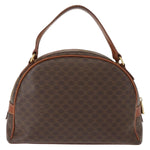 Celine Vintage Macadam Handbag Canvas and Leather - image 2