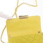 Chanel Chic With Me Flap Bag Quilted Jersey Mini - image 19
