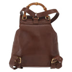 Gucci Vintage Bamboo Backpack Leather Mini - image 2