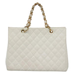 Chanel Vintage Grand Shopping Tote Quilted Caviar - image 2