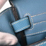 Hermes Touch Birkin Bag Blue Togo with Blue Matte Alligator and Gold Hardware 30 - image 15