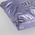 Chanel 22 Chain Hobo Quilted Calfskin Mini - image 9