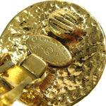 Chanel Vintage CC Round Clip-On Earrings Metal Small - image 4