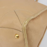 Prada Front Zip Convertible Satchel Cervo Leather Medium - image 9