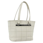 Chanel Square Stitch Tote Quilted Leather Medium - image 1