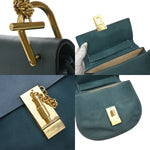 Chloe Drew Crossbody Bag Leather and Suede Small - image 9
