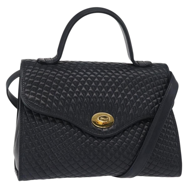 Bally Vintage Handbag Quilted Leather - image 1