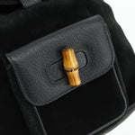 Gucci Gucci bamboo backpack daim mini - image 20
