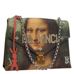 Louis Vuitton Chain Shoulder Bag Limited Edition Jeff Koons Da Vinci Print Canvas - image 1