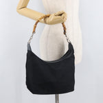 Gucci Vintage Bamboo Hobo Nylon Small - image 14