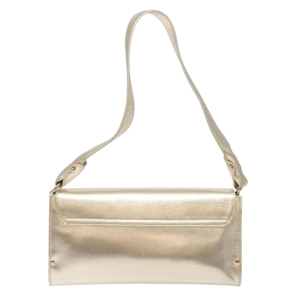 Salvatore Ferragamo Gancini Shoulder Bag Leather