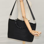 Gucci Vintage Bamboo Handle Bag Nylon - image 14