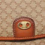 Celine Vintage Macadam Handbag Canvas and Leather - image 13
