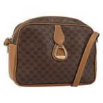 Celine Vintage Macadam Shoulder Bag Canvas and Leather - image 1
