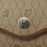 Christian Dior Vintage Honeycomb Flap Crossbody Bag Canvas and Leather - image 12