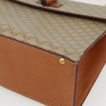 Celine Vintage Macadam Handbag Canvas and Leather - image 9