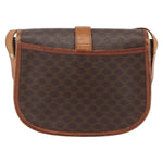 Celine Vintage Macadam Shoulder Bag Canvas and Leather - image 2