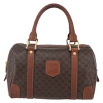 Celine Vintage Macadam Handbag Canvas and Leather - image 18