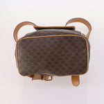 Celine Vintage Drawstring Flap Backpack Macadam Coated Canvas - image 18