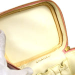 Chanel Vintage Timeless Cosmetic Case Caviar Small - image 11