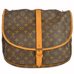 Louis Vuitton Saumur Handbag Monogram Canvas 35 - image 2