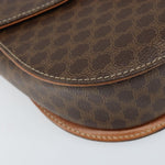 Celine Vintage Macadam Shoulder Bag Canvas and Leather - image 10