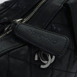 Chanel Vintage CC Zip Around Bowler Bag Quilted Caviar Medium - image 13