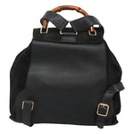 Gucci Vintage Bamboo Backpack Suede and Leather - image 2