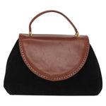 Salvatore Ferragamo Vintage Handbag Suede - image 1
