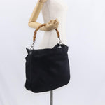 Gucci Vintage Bamboo Shoulder Bag Canvas - image 14