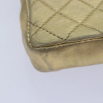 Chanel Vintage Square CC Flap Bag Quilted Leather Micro - image 11