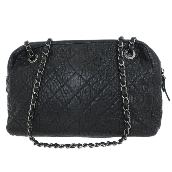 Chanel Chanel Matelassé Cuir Noir Black leather large