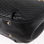 Bally Vintage Chain Shoulder Bag Quilted Leather - image 12