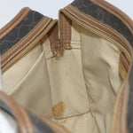 Christian Dior Vintage Honeycomb Zip Pouch Canvas and Leather - image 16