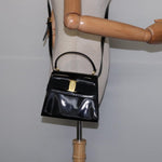 Salvatore Ferragamo Vintage Vara Bow Top Handle Bag Patent Leather - image 14