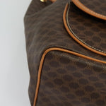 Celine Vintage Macadam Backpack Canvas and Leather - image 11