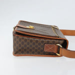 Celine Vintage Macadam Shoulder Bag Canvas and Leather - image 3