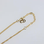 Christian Dior CD Pendant Necklace Metal and Crystals - image 4