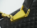 Bally Vintage Handbag Quilted Leather - image 8