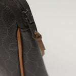 Christian Dior Vintage Honeycomb Zip Pouch Canvas and Leather - image 12