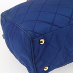 Prada Chain Shoulder Bag Quilted Tessuto Large - image 12
