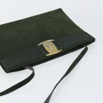Salvatore Ferragamo Vala Shoulder Bag Suede - image 13