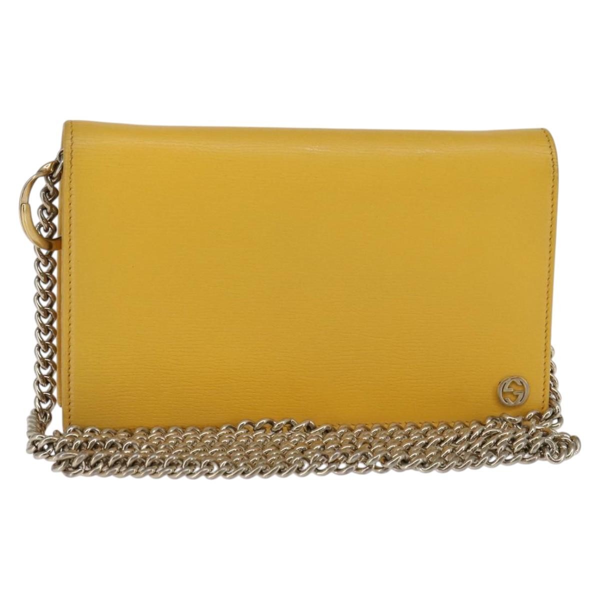 Gucci Betty Chain Wallet Leather - image 1