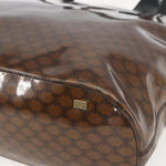 Celine Vintage Macadam Shoulder Bag Macadam Canva  Vinyl - image 9