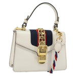 Gucci Sylvie Top Handle Bag Leather Mini - image 15